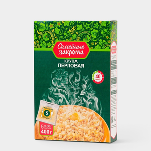 Крупа перловая «Семейные закрома», 400 г
