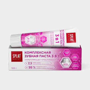 Зубная паста «Splat daily» Укрепляющее отбеливание, 100 г Зубная паста «Splat daily» Укрепляющее отбеливание, 100 г
