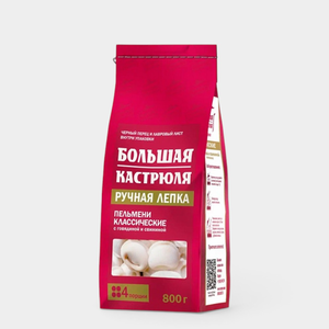 Пельмени «Большая кастрюля» Классические, 800 г Пельмени «Большая кастрюля» Классические, 800 г