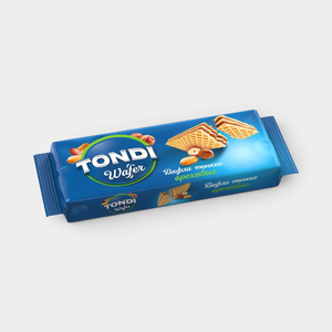 Вафли «Tondi» Ореховые, 167 г Вафли «Tondi» Ореховые, 167 г
