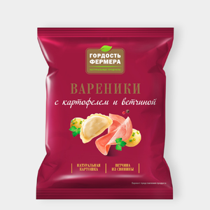 Вареники «Гордость фермера» с картофелем и ветчиной, 720 г Вареники «Гордость фермера» с картофелем и ветчиной, 720 г