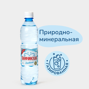 Вода питьевая газированная «Карачинская», 500 мл Вода питьевая газированная «Карачинская», 500 мл