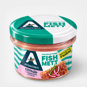 FishMett из сельди «Атлантика» с крымским лучком, 170 г