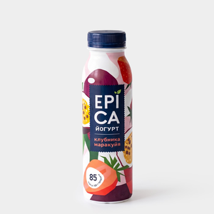 Йогурт питьевой 2.5% «Epica» клубника и маракуйя, 260 г Йогурт питьевой 2.5% «Epica» клубника и маракуйя, 260 г