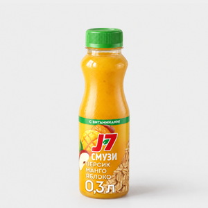Смузи «J7» Манго-Персик-Яблоко со злаками, 300 мл Смузи «J7» Манго-Персик-Яблоко со злаками, 300 мл