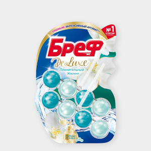 Блок для унитаза «Bref» Делюкс Пленительный жасмин, 100 г Блок для унитаза «Bref» Делюкс Пленительный жасмин, 100 г