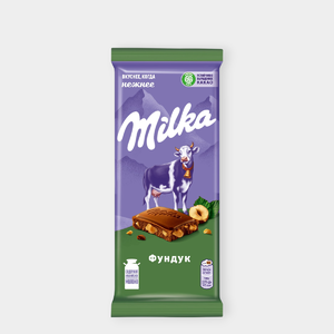 Шоколад молчный «Milka» с фундуком, 80 г Шоколад молчный «Milka» с фундуком, 80 г