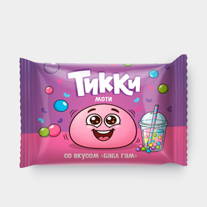 Мороженое Моти «Тикки» со вкусом «Бабал гам», 40 г Мороженое Моти «Тикки» со вкусом «Бабал гам», 40 г