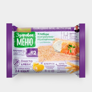 Хлебцы «Здоровое меню» кукурузно-пшеничные, 100 г Хлебцы «Здоровое меню» кукурузно-пшеничные, 100 г
