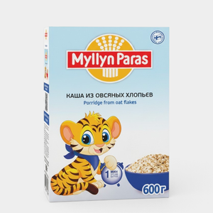 Каша овсяная «Myllyn Paras» Тигренок, 600 г Каша овсяная «Myllyn Paras» Тигренок, 600 г
