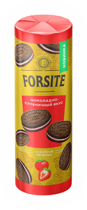Печенье «Forsite» с шоколадно-клубничным вкусом, 220 г Печенье «Forsite» с шоколадно-клубничным вкусом, 220 г