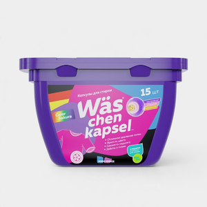 Капсулы для стирки «More Choice» Was chen kapsel Color 15шт