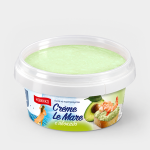 Паста из морепродуктов «Crème Le Mare» с авокадо, 150 г Паста из морепродуктов «Crème Le Mare» с авокадо, 150 г