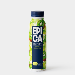 Йогурт питьевой 2.5% «Epica» Киви-Виноград, 260 г Йогурт питьевой 2.5% «Epica» Киви-Виноград, 260 г