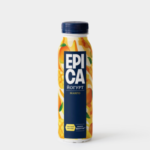 Йогурт питьевой 2.5% «Epica» Манго, 260 г Йогурт питьевой 2.5% «Epica» Манго, 260 г