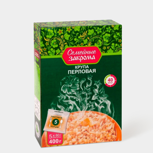 Крупа перловая «Семейные закрома», 400 г Крупа перловая «Семейные закрома», 400 г