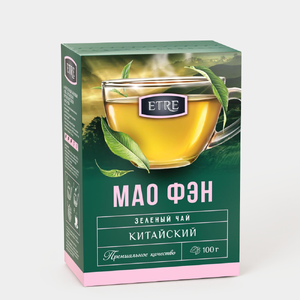 Чай «Etre» Mao Feng зеленый крупнолистовой, 100 г Чай «Etre» Mao Feng зеленый крупнолистовой, 100 г