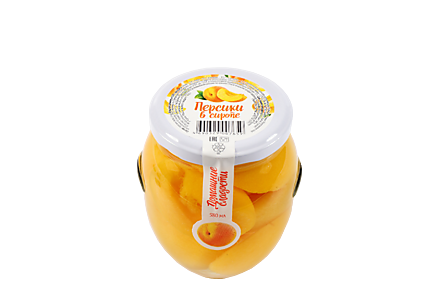 Персики в сиропе «Домашние сладости», 580 г