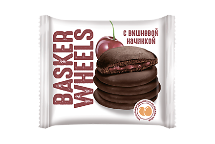 Панкейк «Basker Wheels» какао-вишня, 36 г