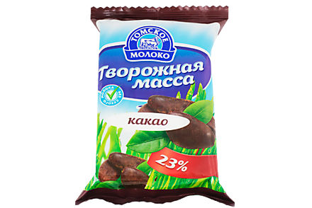 Творожная масса 23% «Томское молоко» с какао, 170 г