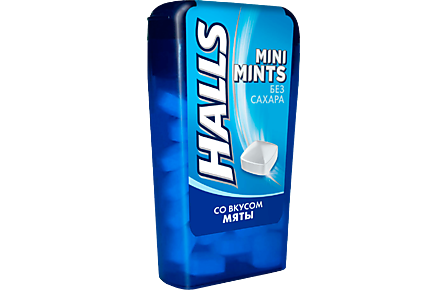 Освежающие конфеты «Halls» Mini Mints, 12,5 г