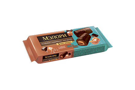 Мини-рулет «Мэлори» со вкусом солёной карамели, 200 г