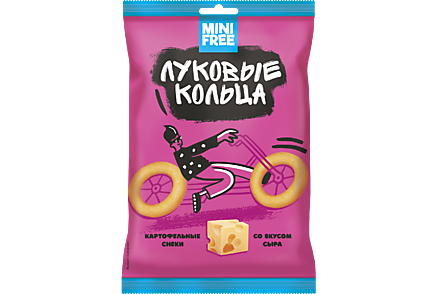 Луковые кольца «Mini Free» со вкусом сыра, 45 г