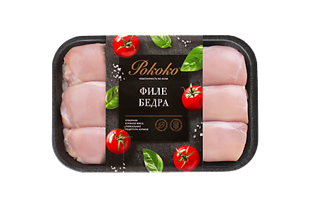 Филе бедра цыпленка-бройлера, 800 г