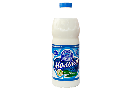 Молоко 2.5% «Томское молоко», 1,4 кг