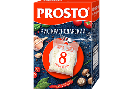 Рис «Prosto» Краснодарский круглый в пакетиках, 500 г