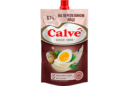 Майонез «Calve» На перепелином яйце, 200 г