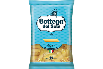Макароны «Bottega del Sole» Перья, 400 г