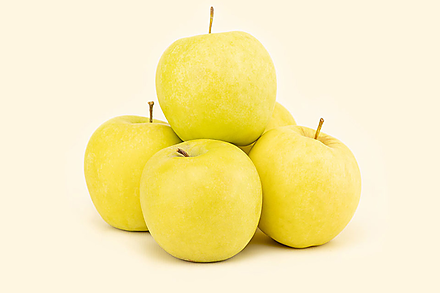 Яблоки Голден поштучно, 0,08 - 0,3 кг