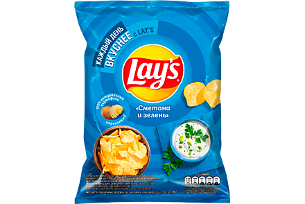 Чипсы «Lay's» Сметана и зелень, 70 г