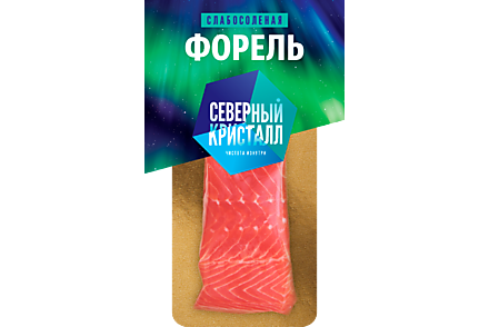 Форель слабосоленая «Северный Кристалл», 150 г