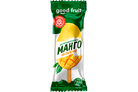 Манго «Good fruit» быстрозамороженное, на палочке, 80 г