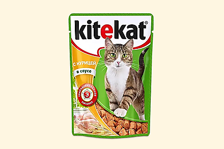 Влажный корм для кошек «Kitekat» Курица в соусе, 85 г