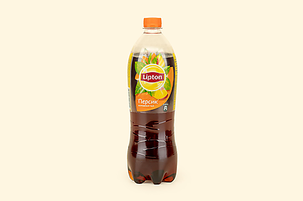 Черный чай «Lipton» со вкусом персика, 1 л