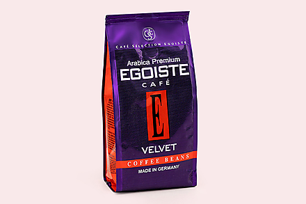 Кофе натуральный «Egoiste» Velvet жареный, в зернах, 200 г