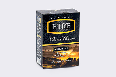 Чай «Etre» Royal Ceylon черный цейлонский крупнолистовой, 100 г