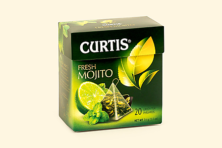 Чай зеленый «Curtis» Fresh Mojito, 20 пирамидок