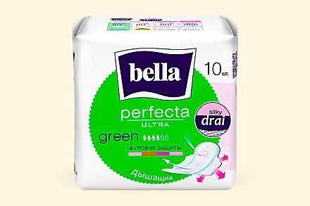 Прокладки «Bella» Perfecta Green, 10 шт.