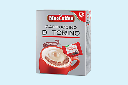 Напиток кофейный «MacCoffee» Cappuccino di torino, 5 шт, 127,5 г