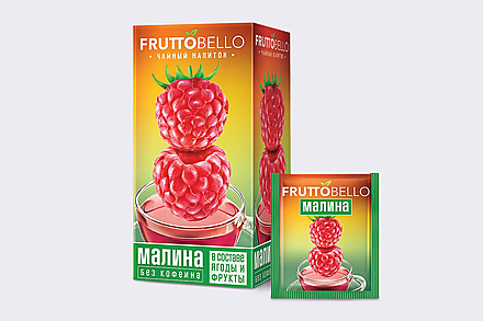 Чайный напиток «Fruttobello» Малина, 25 пакетиков, 37,5 г