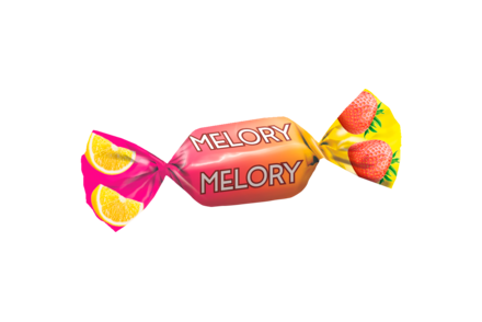 Конфеты помадные «Melory» Лимонный курд с клубникой