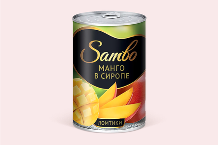 Манго «Sambo» ломтики в сиропе, 425 мл