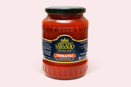 Томаты «Mikado» в томатном соке, 720 мл