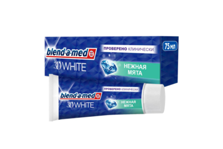 Зубная паста «Blend-a-med» 3D White Нежная мята, 75 мл