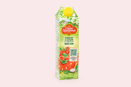 Сок «Сады Придонья» томатный с солью, 1 л