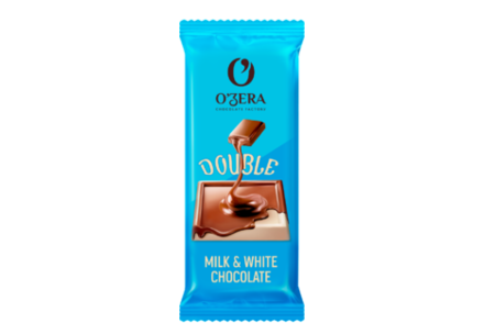 Шоколад «O'Zera» Double Milk & White chocolate, 24 г